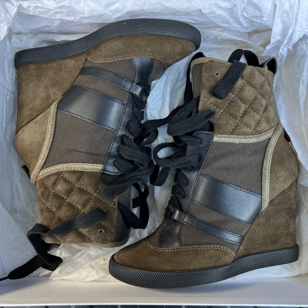 Chloe Kasia Wedge Boots - 36 EUR / 6 US